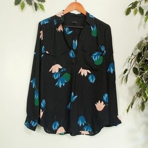 Ann Taylor Floral Blouse